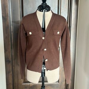 Tahari Fitted Cardigan